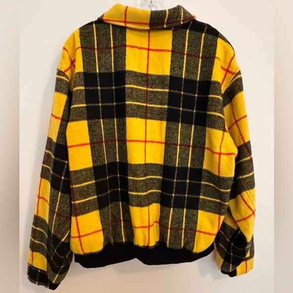Urban Outfitters Brushed Plaid Flannel Zip Jacket Size Large NEW UNISEX - Picture 4 of 12
